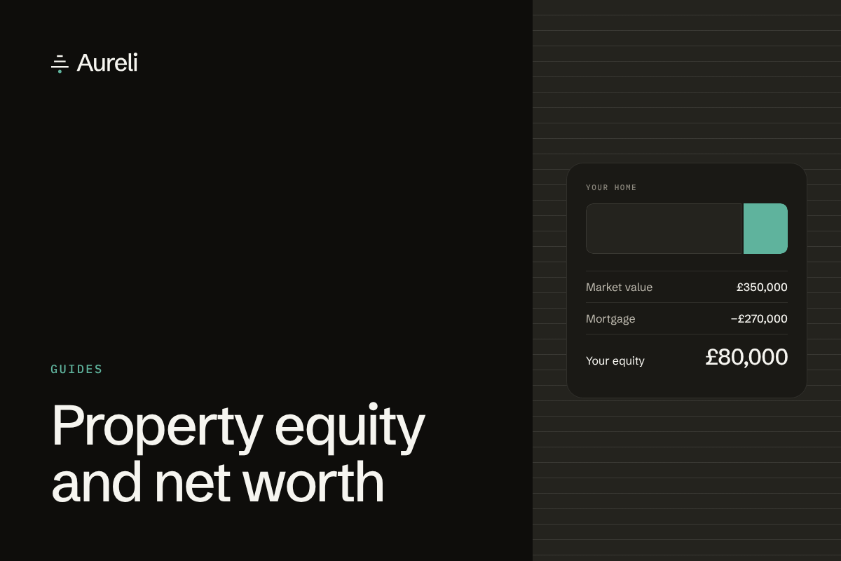 Property equity and net worth